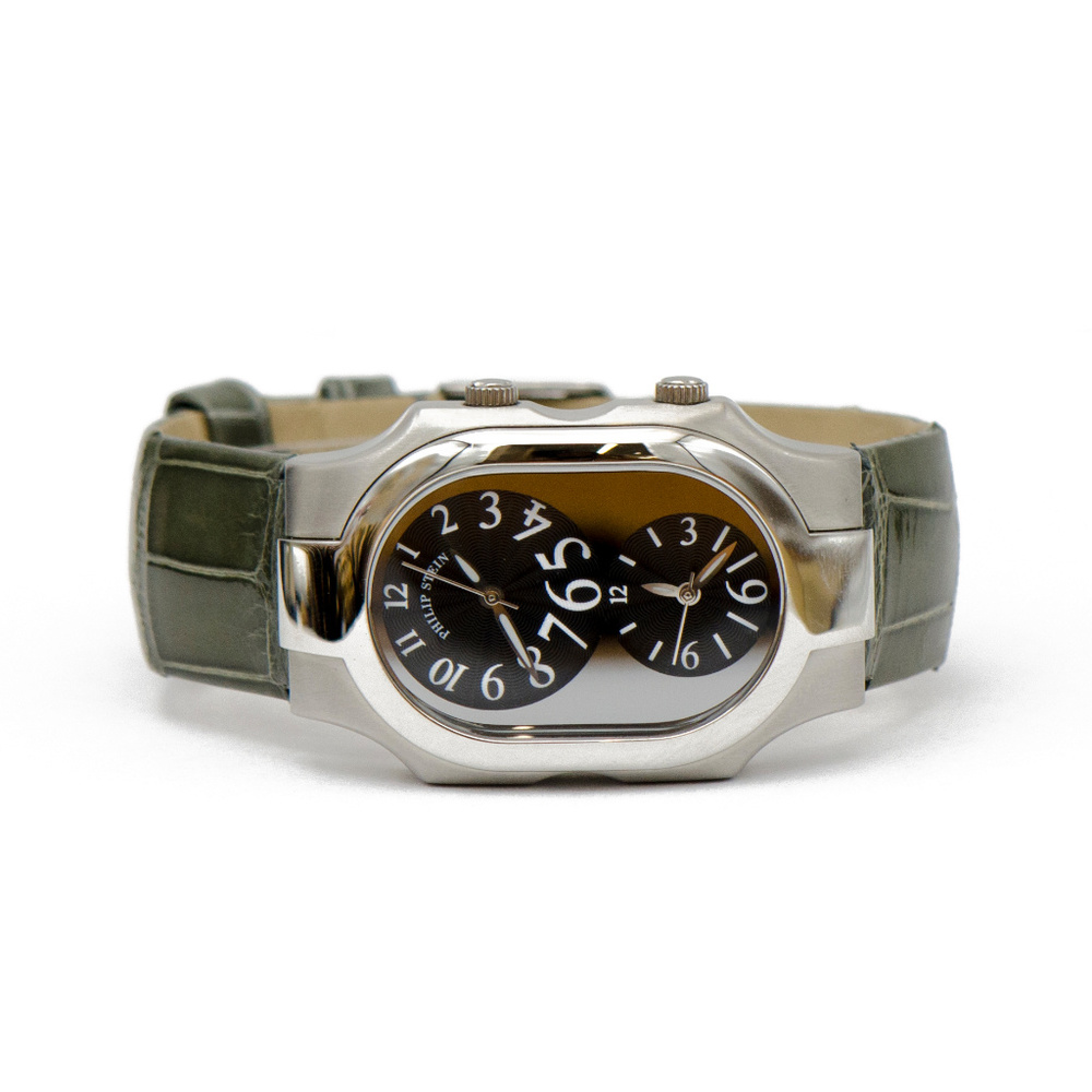 Philip Stein Signature Large with Alligator Strap